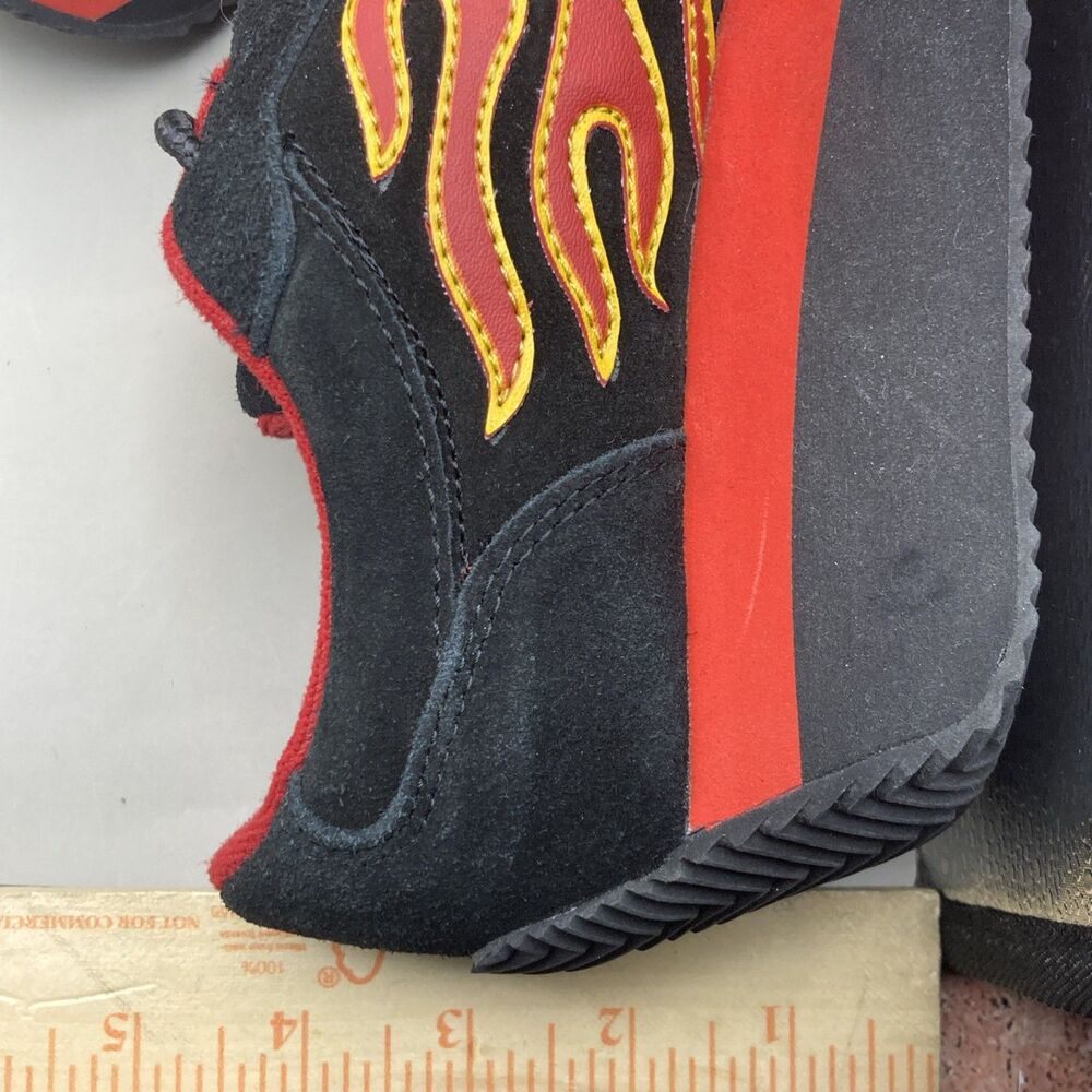 Grunge Volatile x Hot Topic Flame Black Platform Shoes Women's Size 5.5 - Picture 10 of 10